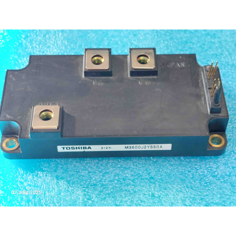 Module Double IGBT de Puissance Toshiba MG600J2YS60A (Demi-Pont 600 V / 600 A avec Diodes FWD Antiparallèles Intégrées – Boîtier Isolé Haute Puissance)
