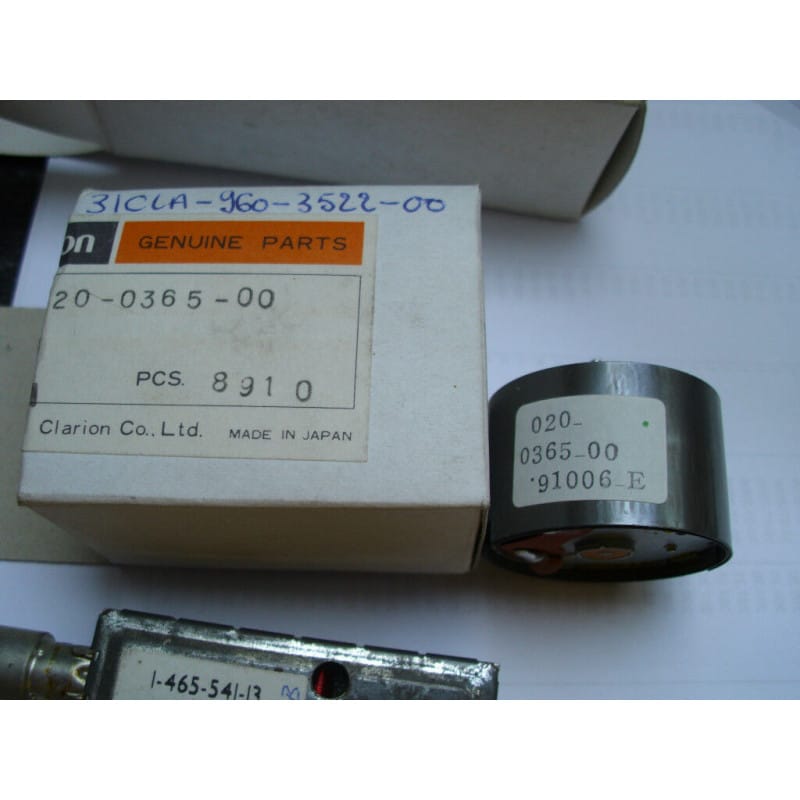 [200656531317] Micromoteur d'Entraînement / Moteur de Cabestan et Chargement d'Origine Clarion 020-0365-00 / 020036500 (Pièce Détachée Audio Mécanique Clarion OEM)