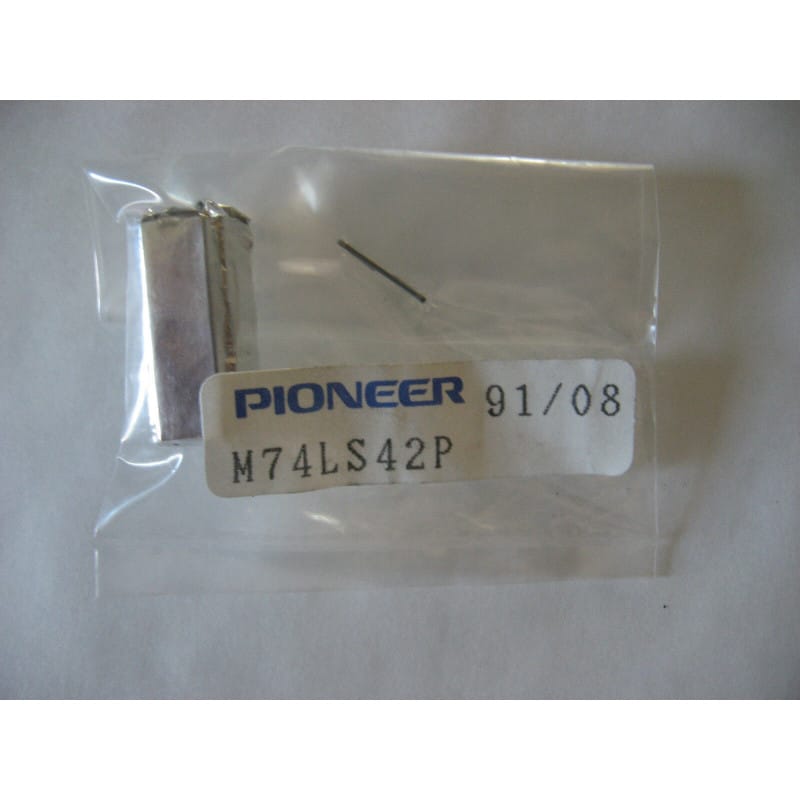 Circuit Intégré Décodeur BCD vers Décimal 1 parmi 10 TTL Low-Power Schottky Mitsubishi / Pioneer M74LS42P / M 74LS42 P (1-of-10 Decoder / Demultiplexer IC – Boîtier DIP-16 Traversant Plastique)