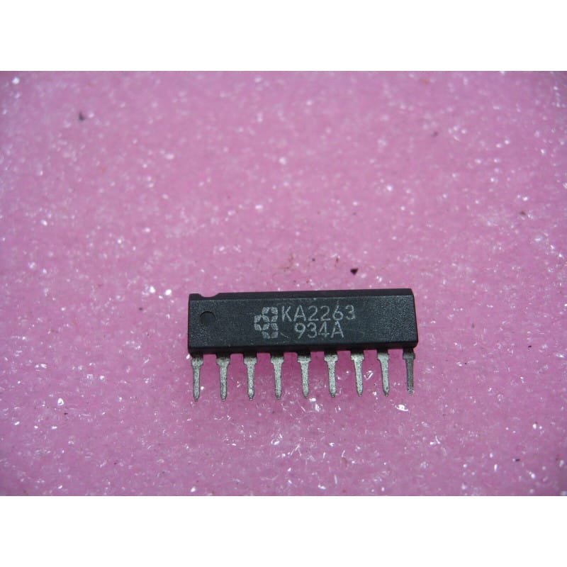 KA2263 – Circuit Intégré Décodeur / Démodulateur Stéréo Multiplex FM PLL (DIP-16) – Samsung