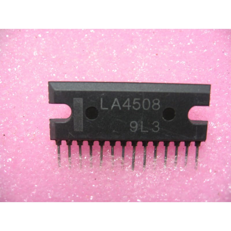 [200790353977] LA4508 – Double Amplificateur Audio de Puissance 8,5 W Stéréo pour Radiocassettes (SIP-14H avec Dissipateur) – Sanyo