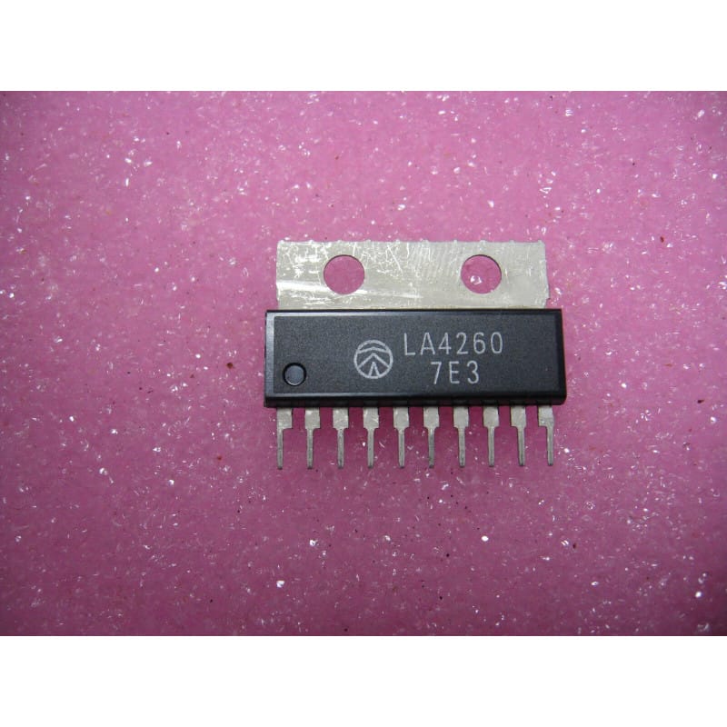 [200790344190] LA4260 – Circuit Intégré Amplificateur Audio de Puissance 2,5 W à 5 W (SIP-10 avec Dissipateur) – Sanyo