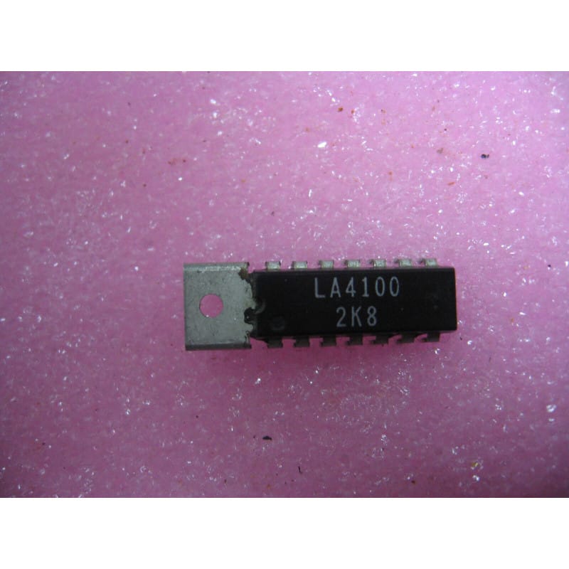 [190701272695] LA4100 – Circuit Intégré Amplificateur Audio de Puissance 1 W à 2,5 W (DIP-14 avec Ailettes de Refroidissement) – Sanyo