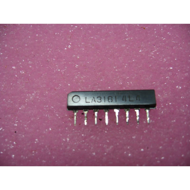 [190701266660] LA3161 – Double Préamplificateur Égaliseur Audio Faible Bruit (SIP-8) – Sanyo