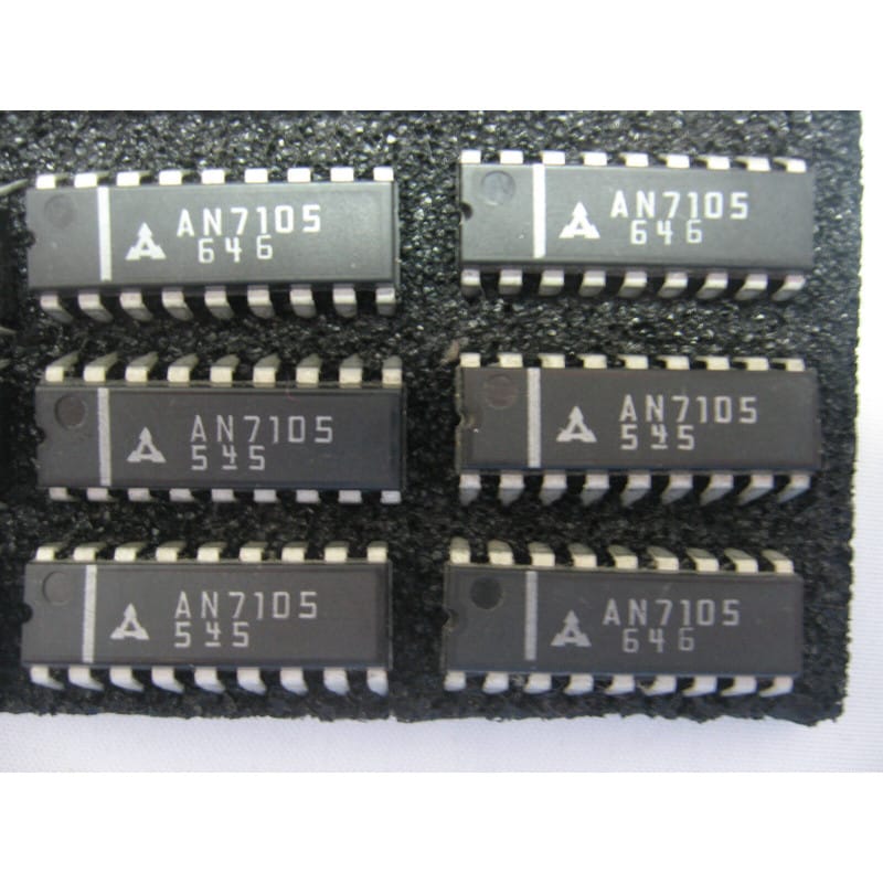 AN7105 – Circuit Intégré Amplificateur Audio de Puissance BF – Panasonic / Matsushita
