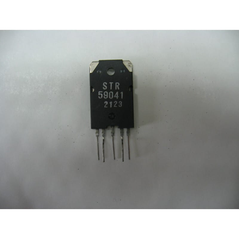[200834134338] STR59041 – Circuit Hybride Régulateur Quasi-Résonant / Alimentation à Découpage TV CRT (SIP-5 avec Dissipateur) – Sanken