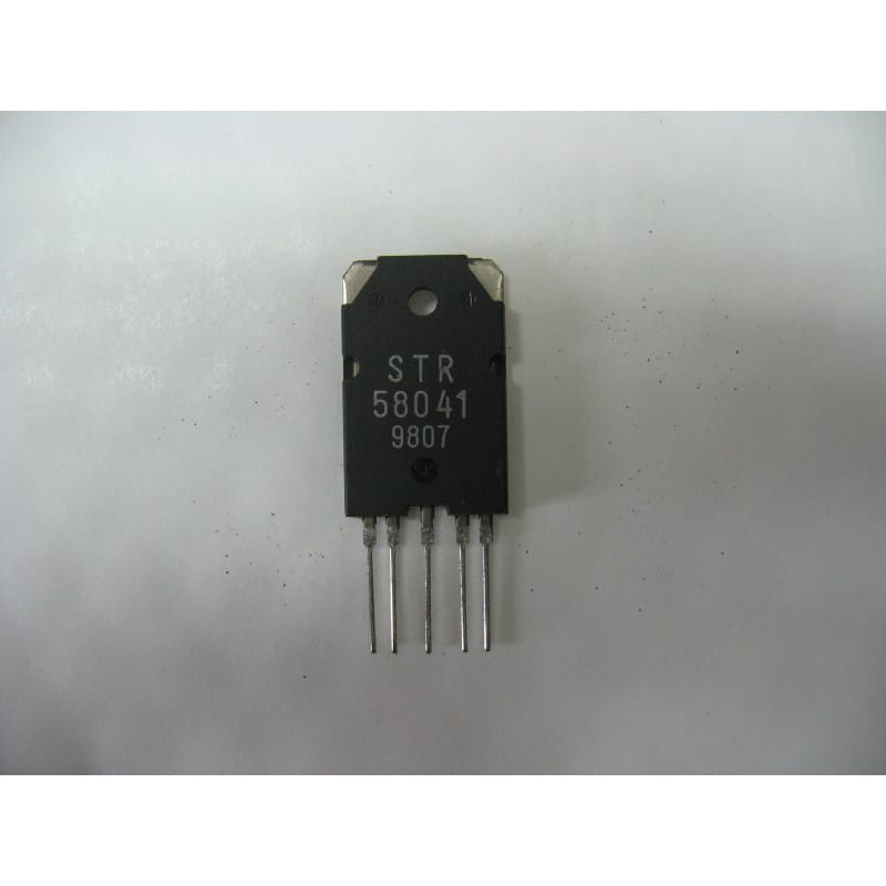 [200834134035] STR58041 – Circuit Hybride Régulateur Quasi-Résonant / Alimentation à Découpage TV CRT (SIP-5 avec Dissipateur) – Sanken