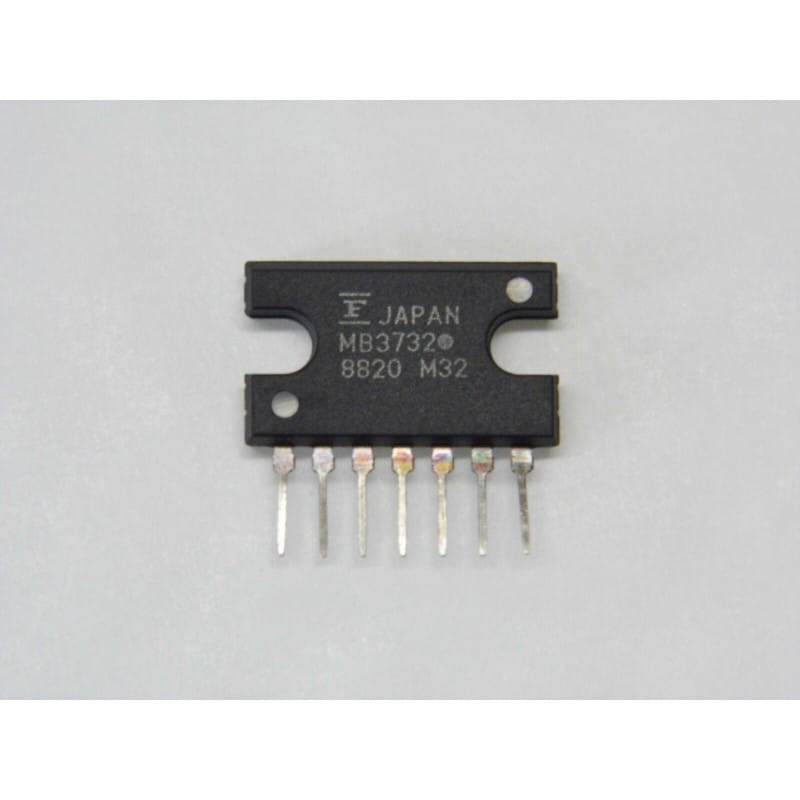 MB3732 – Amplificateur de Puissance Audio Monophonique 1,2 W à 2,2 W (SIP-7 / SIL-7) – Fujitsu Limited