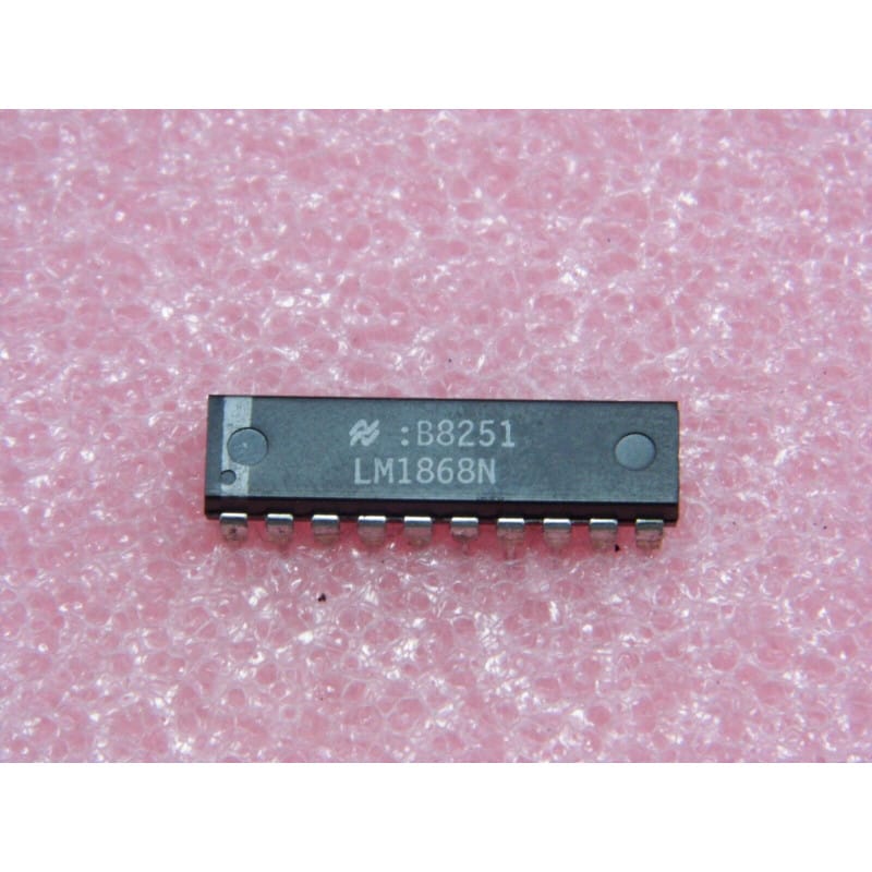[201366017403] LM1868N – Récepteur Radio AM/FM Monopuce avec Étage Amplificateur Audio Intégré (DIP-20) – National Semiconductor (Texas Instruments)