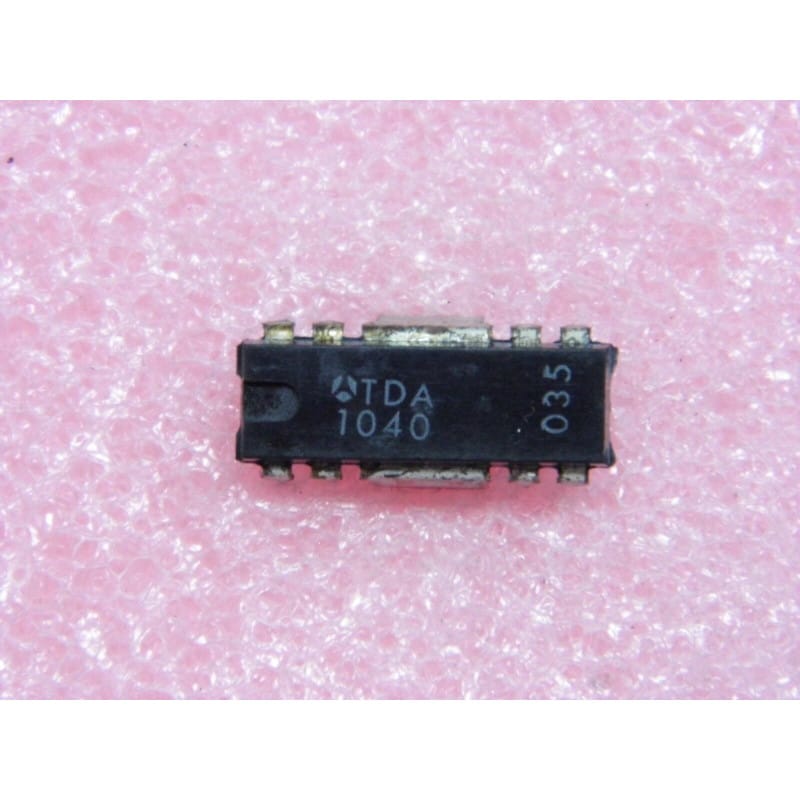 TDA 1040 – Circuit Intégré de Traitement Audio / Décodeur Stéréo / Étage Linéaire (DIP-14) – Philips / NXP