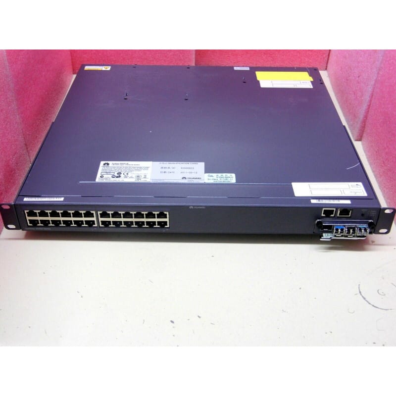 Huawei Quidway S5328C-EI – Switch Gigabit Ethernet Niveau 3 (Layer 3) 24 Ports RJ45 + 4 Ports Combo SFP / Emplacement Carte Fille – Rackable 19"