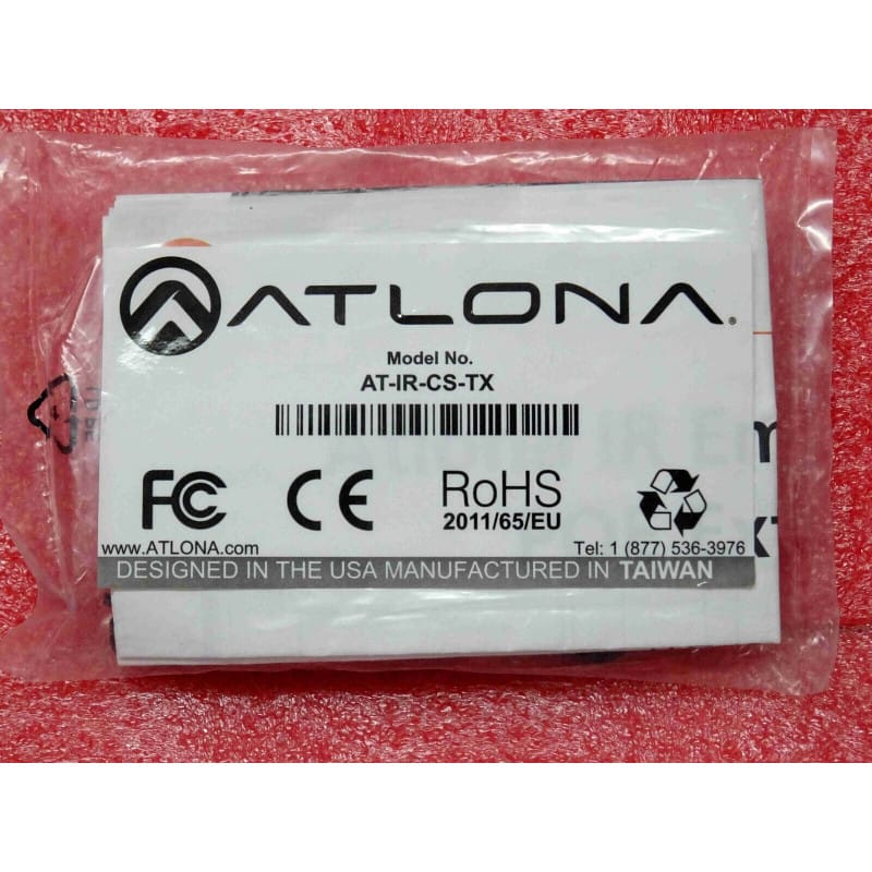 [204044351486] Câble Émetteur Infrarouge (IR Emitter) Atlona AT-IR-CS-TX avec Connecteur Captive Screw / Bornier à Vis pour Extenseurs UHD-EX & Matrices UHD-PRO3