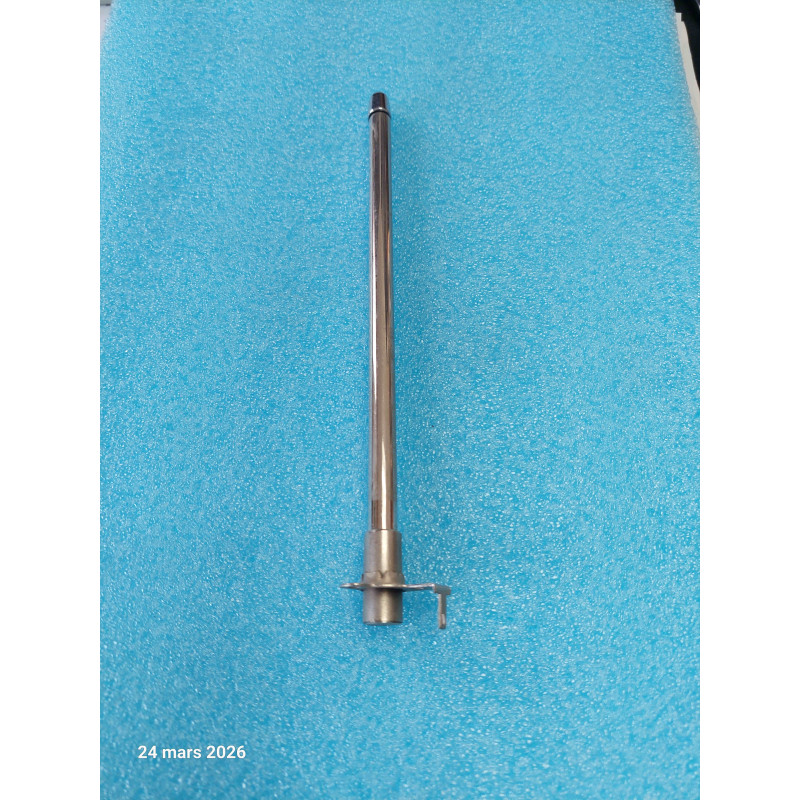 [antenne 18-77cm bout chrome] Antenne radio télescopique orientable avec cosses (AM/FM) - 7 sections