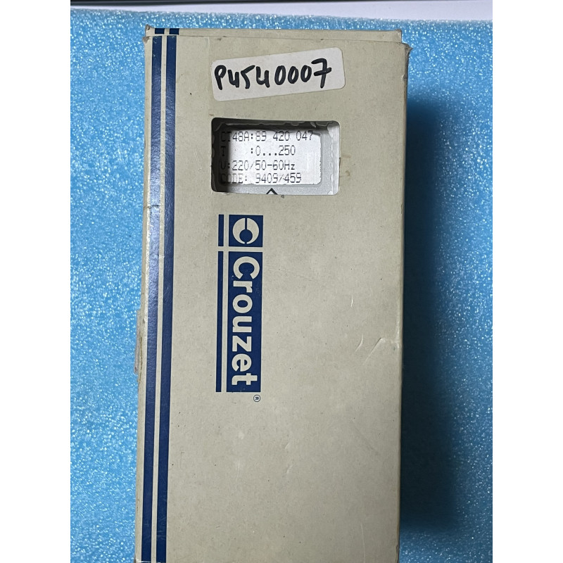 Régulateur / Contrôleur de Température Analogique Format 48×48 mm Crouzet CT48A (Réf. 89 420 047 / 89420047) – Alimentation 220–240 V AC avec Boîte d'Origine