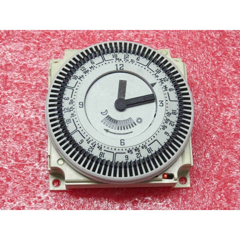 Module d'Horloge de Programmation Hebdomadaire Mécanique à Quartz Grässlin RM/1 QWUZ (Réf. 02.35.0010.1) – Connecteur Rail Pas 2,54 mm Encastré