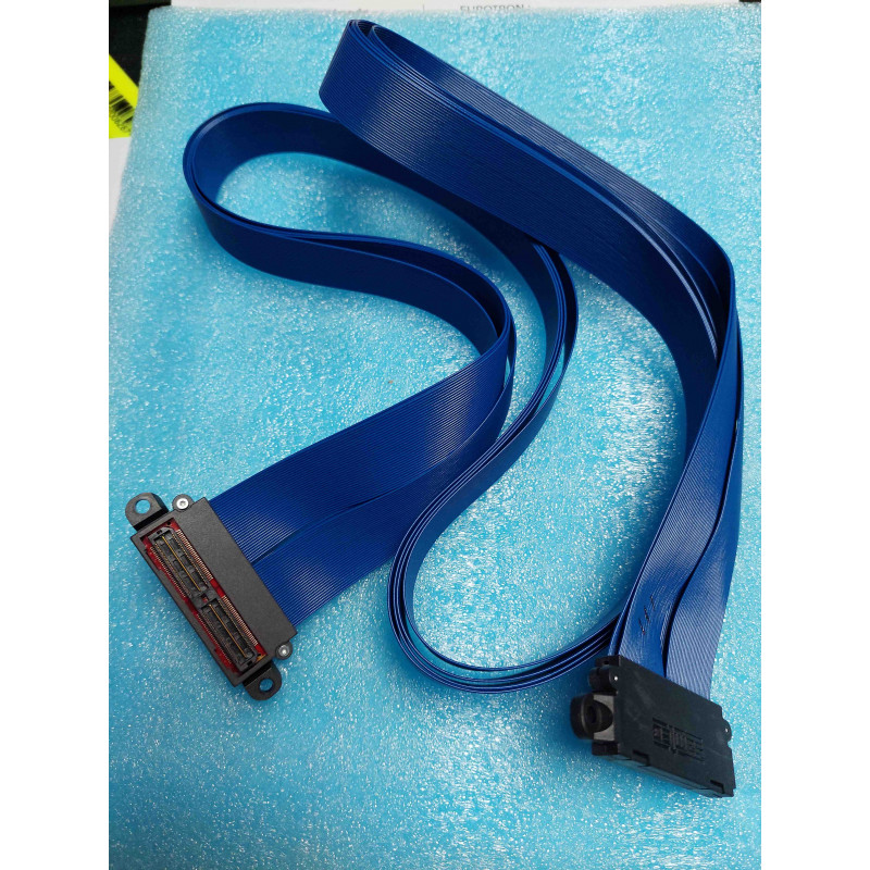 Faisceau Câble Plat Coaxial Haute Vitesse Samtec Q Strip 1 m (Réf. HQCD-060-40.00-TBL-TBL-1-B)