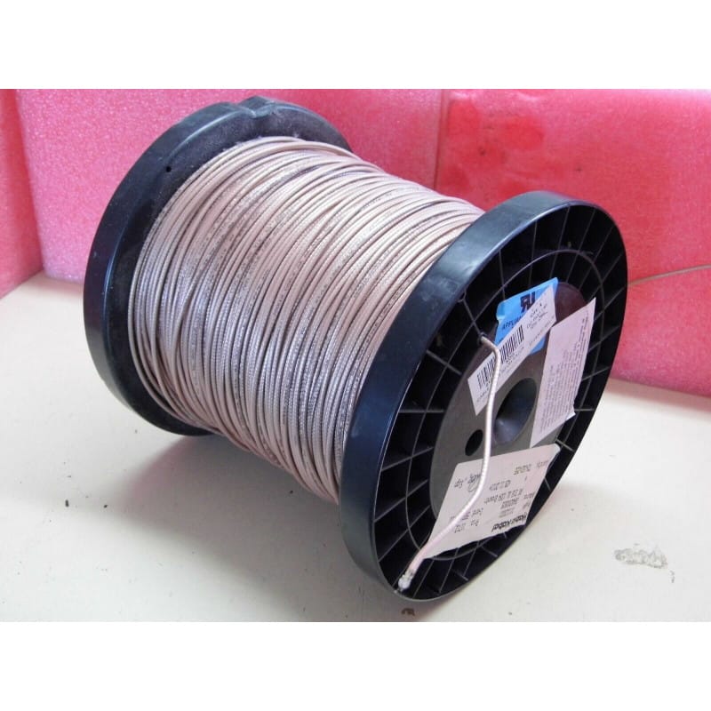 Câble Coaxial 50 Ω Habia Cable RG-316 UL (AWM Style 1354) – Longueur 1 m (Âme Acier Cuivré Argenté / Diélectrique PTFE)