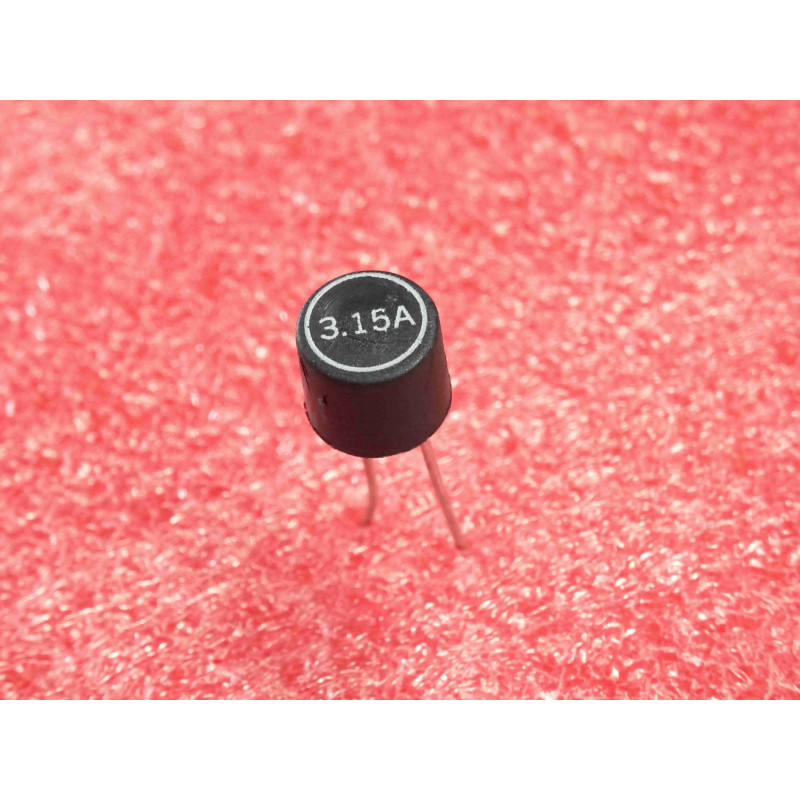 Lot de 5 Microfusibles Radiaux TR5 Rapides (Fast-Acting / Quick-Blow) 3,15 A 250 V – Format Rond Ø 8x7 mm – Entraxe 5,08 mm – Protection Électronique de Puissance & Cartes d'Alimentation