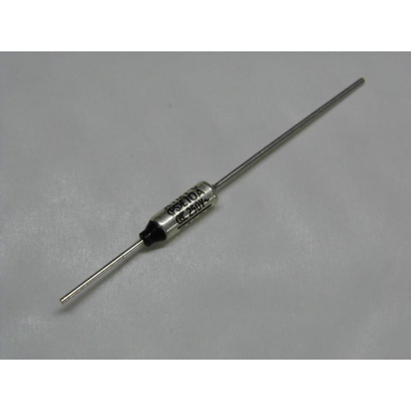 Fusible Thermique Métallique 121 °C – 10 A / 250 V AC (Thermofusible / Coupe-Circuit Thermique)