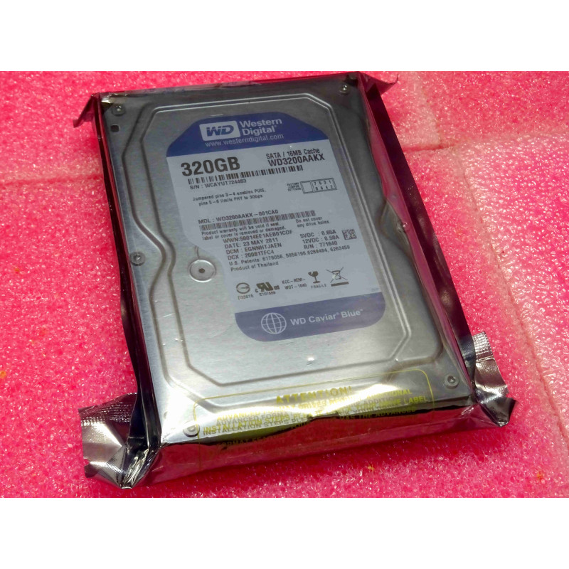 [WD3200AAKX-001CA0] Disque Dur Interne 3,5" 320 Go SATA III 6 Gb/s – Western Digital WD Caviar Blue (Réf. WD3200AAKX-001CA0 – 7200 RPM / 16 Mo Cache)