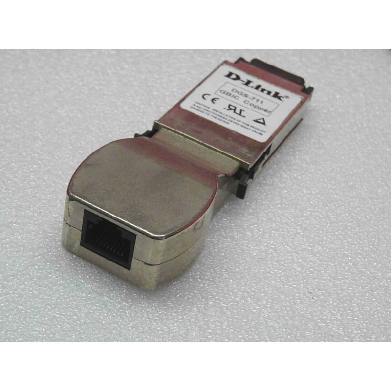 Module Émetteur-Récepteur (Transceiver) Gigabit Ethernet Cuivre RJ45 – D-Link DGS-711 (Version A1) – Format GBIC Standard