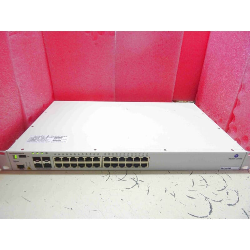 Commutateur Réseau Administrable Gigabit Ethernet Layer 2+ / Layer 3 de Base – Alcatel-Lucent OmniSwitch 6400-24 (OS6400-24) – Rackable 19 Pouces 1U