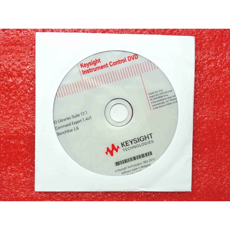 DVD-ROM d'Installation Logicielle – Keysight Instrument Control (IO Libraries Suite 17.1) – Logiciel de Contrôle d'Instrumentation