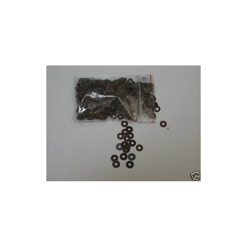 Lot de 100 Rondelles Plates Isolantes en Bakélite – MFOM (Réf. 103) – Dimensions : Alésage 3,2 mm / Diamètre Extérieur 8 mm / Épaisseur 1 mm (Format Visserie M3 / M3.2)