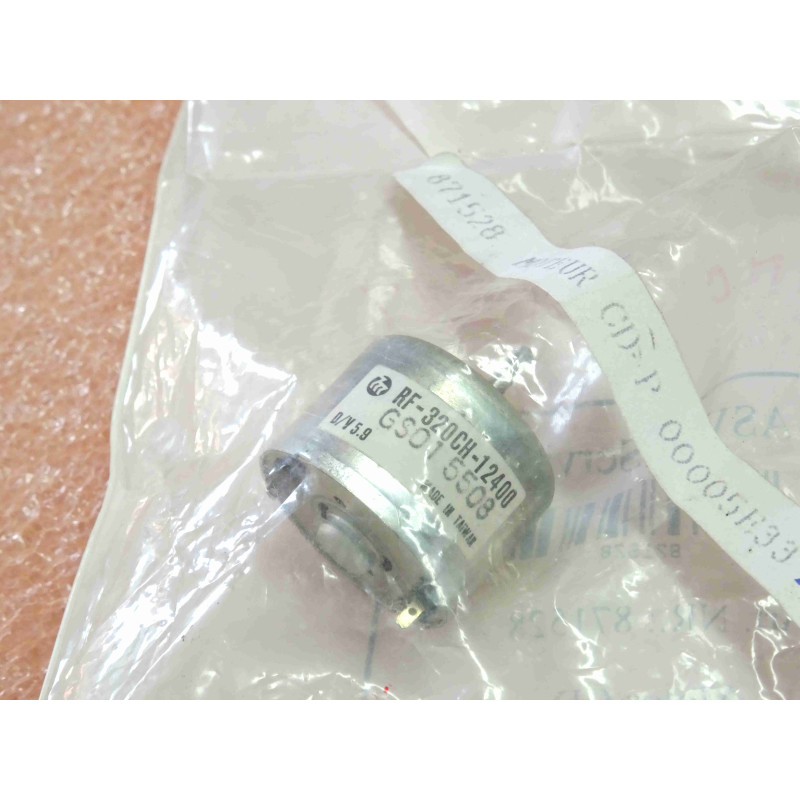 Micro-Moteur à Courant Continu – Mabuchi Motor RF-320CH-12400 (Réf. CD-P 00005E33 / Réf. Lot GS01 5508 / 871528) – 5,9 V DC – Spécial Mécanismes CD / DVD & Audio