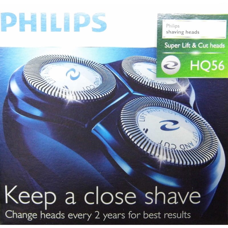 Pack de 3 Têtes de Rasoir Remplacement – Type Philips HQ56 / HQ56/50