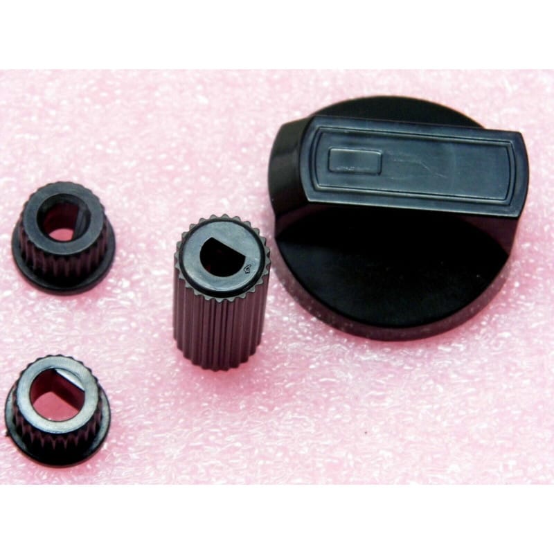 [190841215028] Bouton / Manette de Commande Universelle Noire – Diamètre Ø 39 mm (Pour Four, Table de Cuisson et Cuisinière)