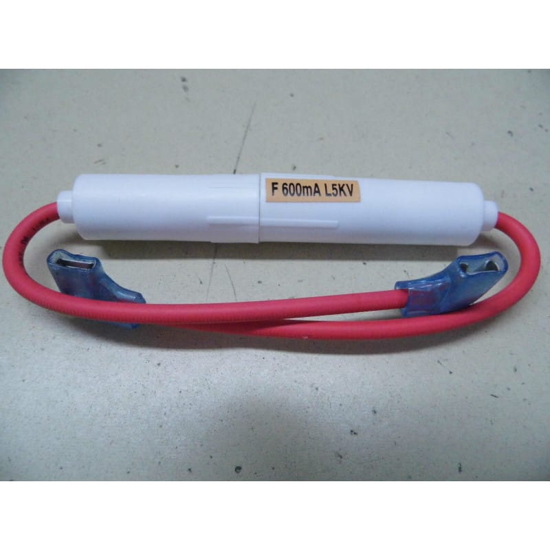 [201023353844] Fusible Haute Tension pour Four Micro-Ondes – 5 kV / 0,6 A (5000 V / 600 mA sous Boîtier Isolant)