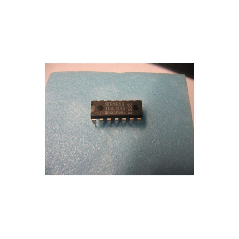 Circuit Intégré SIEMENS TDA2148 – Amplificateur et Démodulateur FI Son AM pour Téléviseurs – Boîtier DIP-14