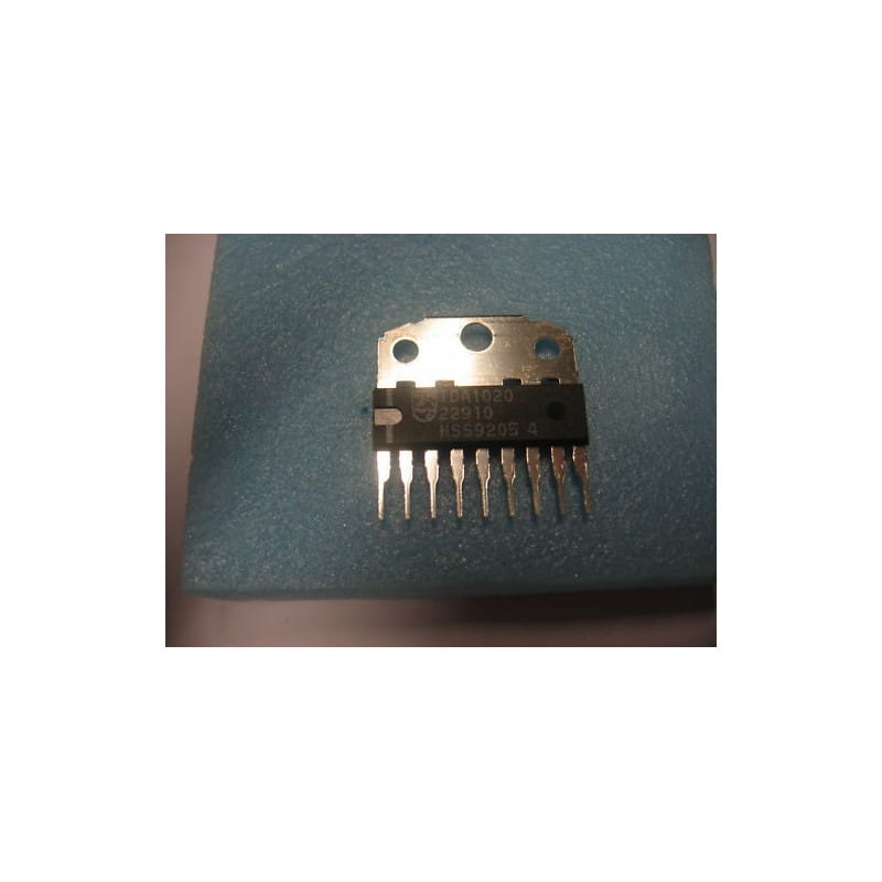 Circuit Intégré PHILIPS TDA1020 – Amplificateur de Puissance Audio BF 12 W pour Autoradio et Hi-Fi – Boîtier SIL-9 avec Ailette
