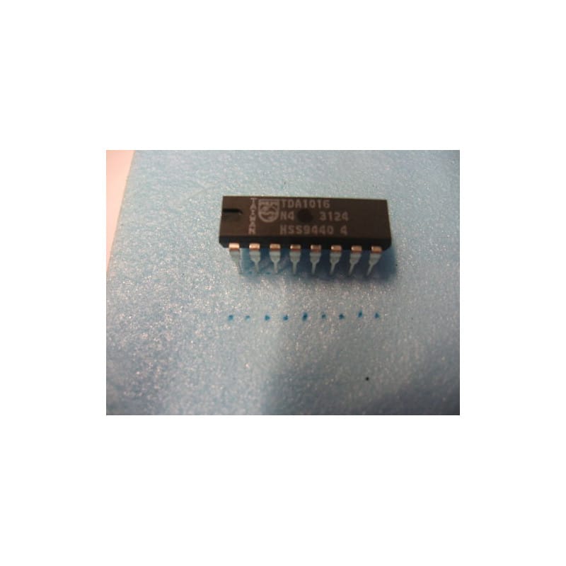 Circuit Intégré TDA1016 – Contrôleur de Volume / Atténuateur Électronique Audio – PHILIPS – Boîtier DIP-16