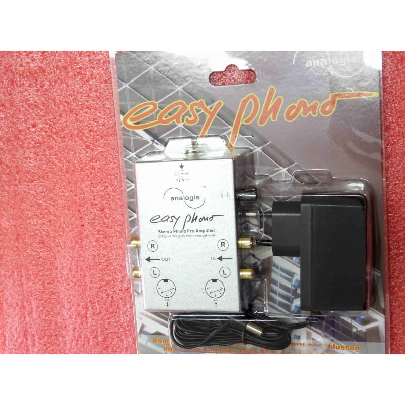 [200420629487] Préamplificateur Phono RIAA Stéréo - Sorties RCA & DIN 5 broches