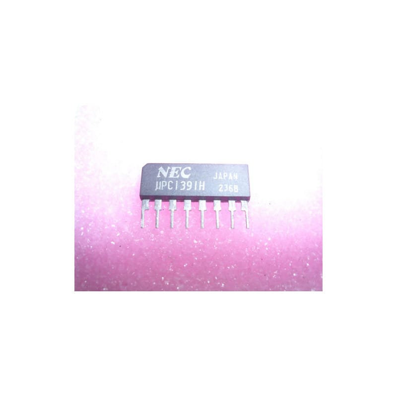 Circuit Intégré Oscillateur / Déflexion Horizontale TV UPC1391H – NEC – Boîtier SIL-8 avec Ailette