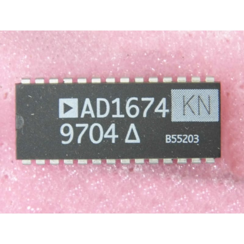 Circuit Intégré Convertisseur Analogique-Numérique 12 Bits AD1674KN – ANALOG DEVICES – Boîtier DIP-28