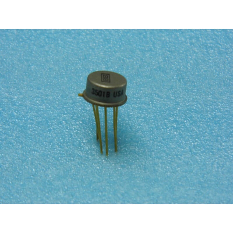 Amplificateur Opérationnel de Précision BURR-BROWN 3501B / 3501 B – Boîtier Métallique TO-99 / TO-8 Broches Dorées