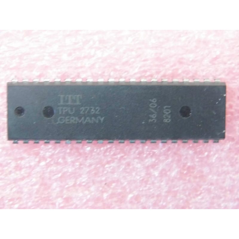 Circuit Intégré Processeur Télétexte & Affichage Vidéo ITT / MICRONAS TPU 2732 / TPU2732 – Boîtier DIP-40