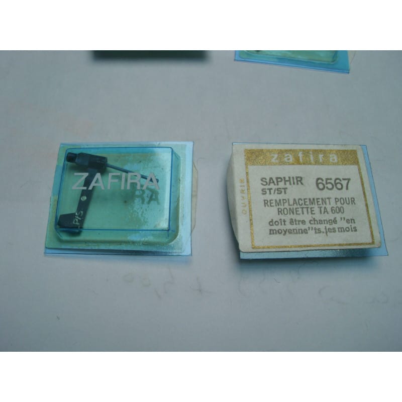 Saphir de remplacement pour cellule Ronette TA-600 (Zafira 6567)