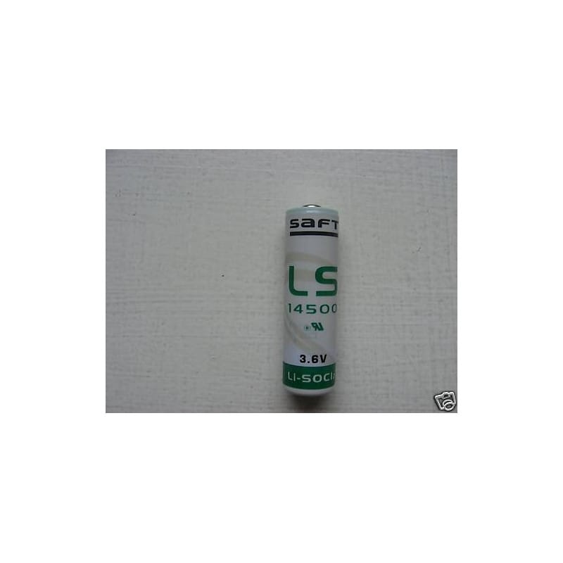 Pile Lithium Saft 3.6V  LS14500 AA / LR6 50.2 x 14.3mm