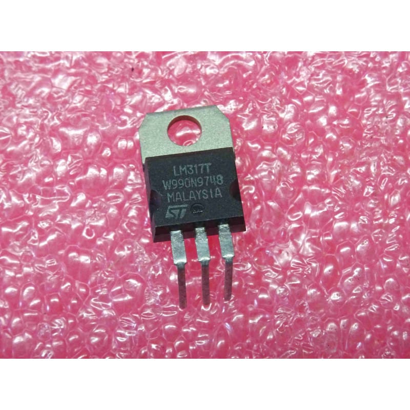Lot de 3 Régulateurs de Tension Linéaire Positive Ajustable +1,2V à +37V 1,5A LM317T – Boîtier Plastique Puissance TO-220 (3 Broches)