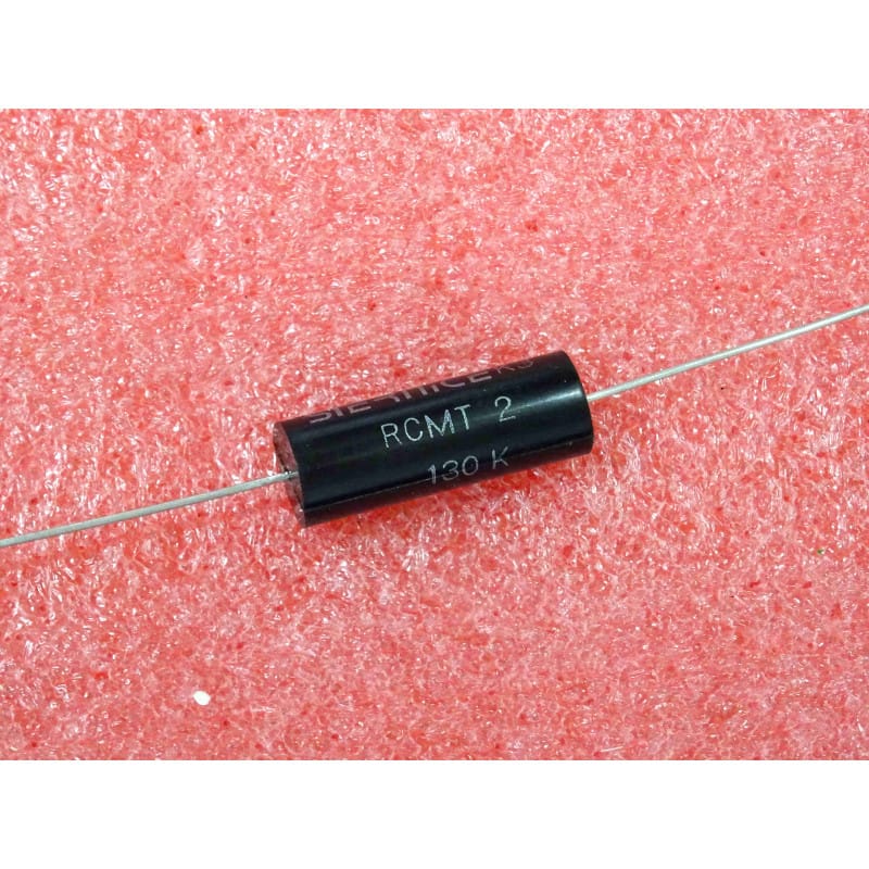 Lot de 2 Résistances Métalliques de Précision & Haute Stabilité 130 kΩ 1% 2 W Vishay Sfernice Série RCTM
