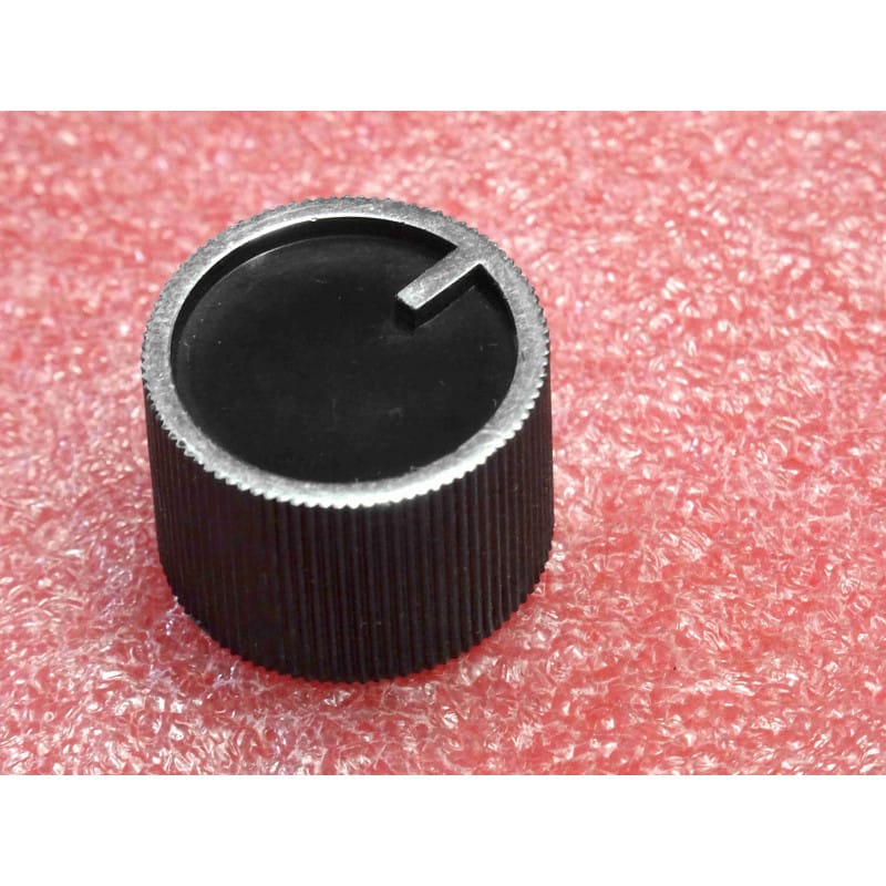 Lot de 3 Boutons de Potentiomètre Noirs avec Repère Visuel – Diamètre Ø 21,0 mm × Hauteur 14,5 mm – Pour Axe Ø 6,0 mm