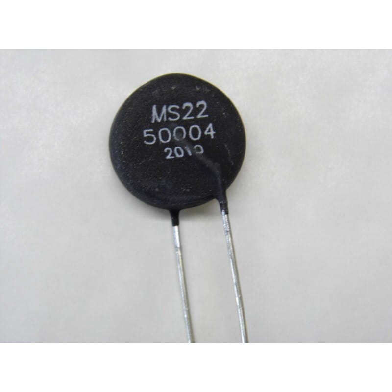Lot de 5 Thermistances CTN de Limitation de Courant d’Appel Thomson / Thomatronik MS22 50004 – 50 Ω, 4 A