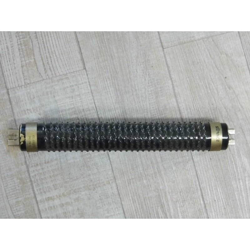 Résistance Tubulaire Bobinée Fixe de Forte Puissance à Ruban Ondulé 1 000 W (1 kW) 24 Ω – Vishay Sfernice Série RSO (Modèle RSO 50×373 / RSO50x373 24R) – Tube Céramique Ø 50 × 373 mm Émaillé / Cimenté