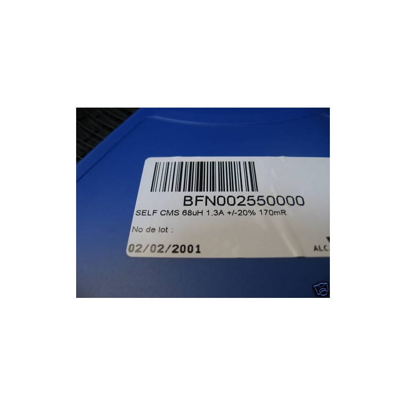 [200415802672] Bobine Complète de 600 Inductances CMS de Puissance 68 µH 1,3 A 20% – ABC Electronics Série SS1206 (Référence SS1206680YSB) – Format Blindé ~12 × 12 × 6 mm