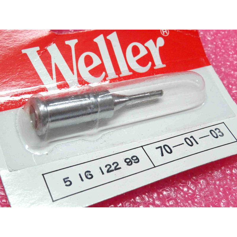 [T0051612299] Panne de Fer à Souder Ronde Biseautée Ø 2,0 mm d'Origine Weller – Références T0051612200 / T0051612299 (Code Usine 70-01-03) – Pour Fers et Torches à Gaz Portables Weller Pyropen