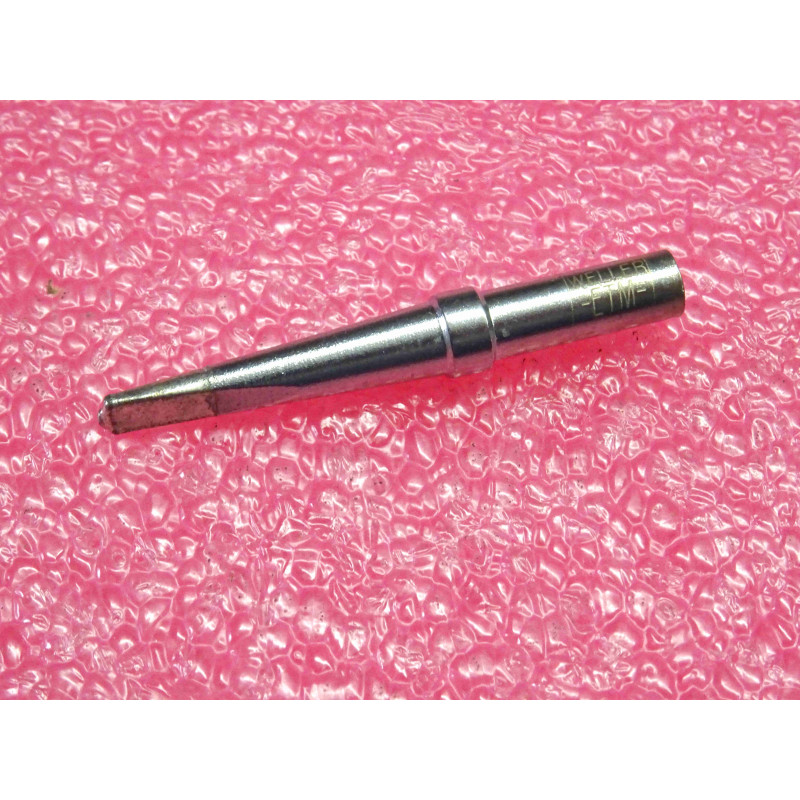 [ET M] Panne de Fer à Souder d'Origine Weller – Référence ETM (T0054101599 / 4ETM-1) – Profil Tournevis / Burin Plat 3,2 × 1,2 mm – Pour Fers et Stations Weller WEP 70 (Station WE 1010) & Séries LR 21 / EC 1201